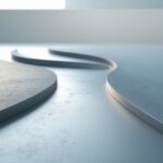 Imagem mostrando dois caminhos distintos que se separam a partir de um ponto, representando uma escolha.