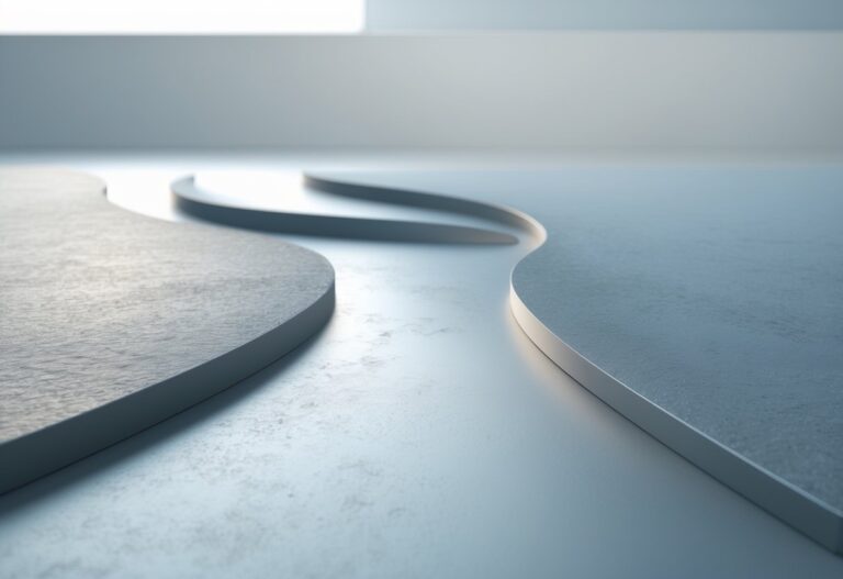 Imagem mostrando dois caminhos distintos que se separam a partir de um ponto, representando uma escolha.